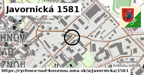 Javornická 1581, Rychnov nad Kněžnou