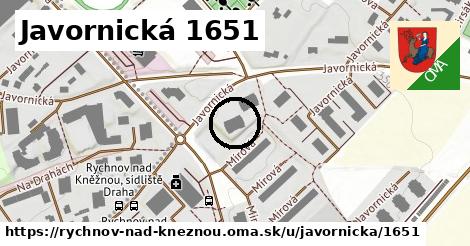 Javornická 1651, Rychnov nad Kněžnou