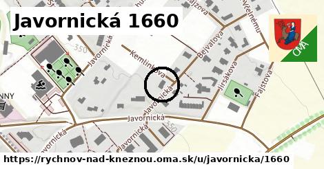 Javornická 1660, Rychnov nad Kněžnou