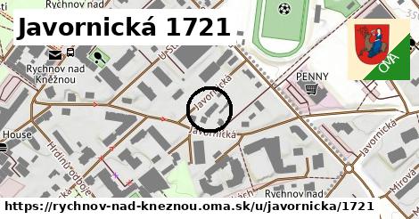 Javornická 1721, Rychnov nad Kněžnou