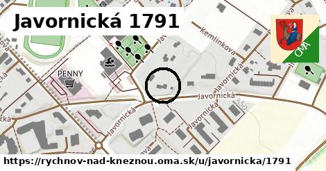 Javornická 1791, Rychnov nad Kněžnou