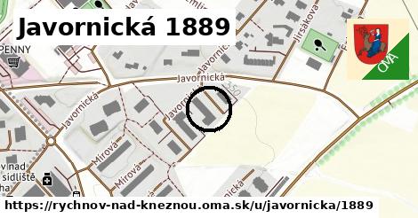 Javornická 1889, Rychnov nad Kněžnou