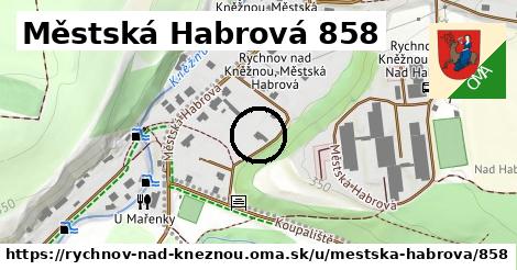 Městská Habrová 858, Rychnov nad Kněžnou