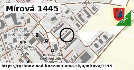 Mírová 1445, Rychnov nad Kněžnou