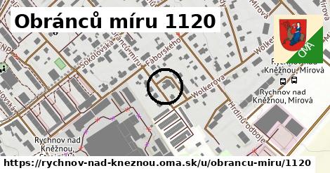 Obránců míru 1120, Rychnov nad Kněžnou