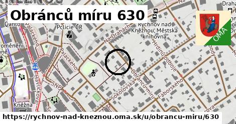 Obránců míru 630, Rychnov nad Kněžnou