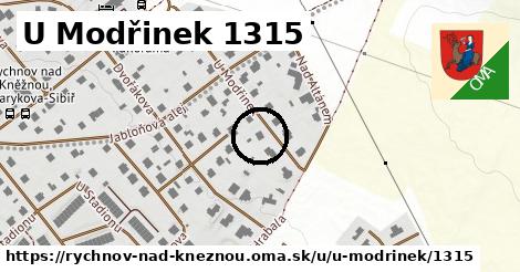 U Modřinek 1315, Rychnov nad Kněžnou