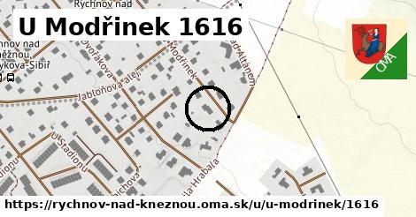 U Modřinek 1616, Rychnov nad Kněžnou