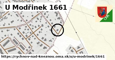 U Modřinek 1661, Rychnov nad Kněžnou