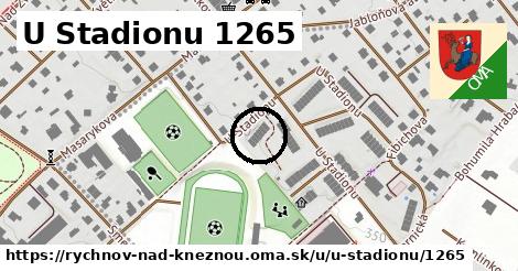 U Stadionu 1265, Rychnov nad Kněžnou