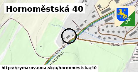 Hornoměstská 40, Rýmařov