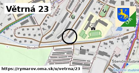 Větrná 23, Rýmařov