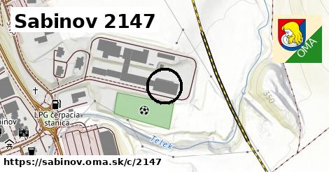 Sabinov <span class="supisne">2147</span>