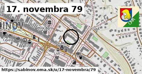 17. novembra 79, Sabinov