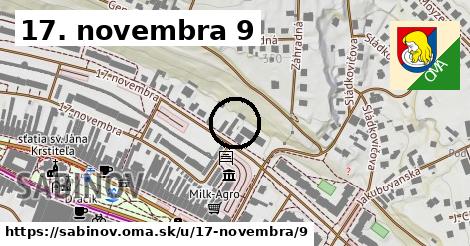 17. novembra 9, Sabinov
