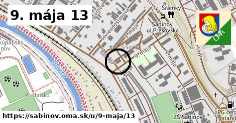 9. mája 13, Sabinov