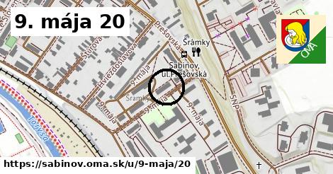 9. mája 20, Sabinov