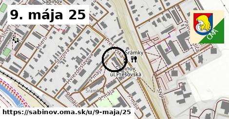 9. mája 25, Sabinov