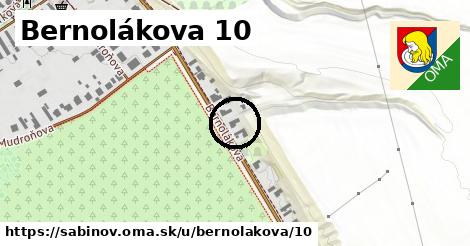 Bernolákova 10, Sabinov