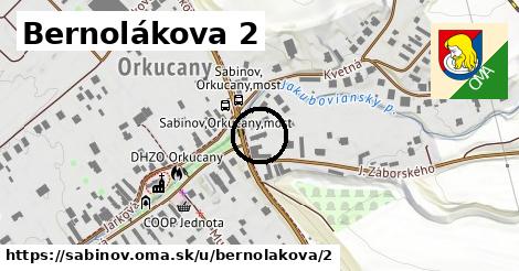 Bernolákova 2, Sabinov