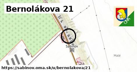 Bernolákova 21, Sabinov