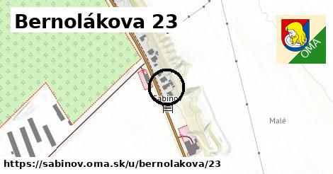 Bernolákova 23, Sabinov