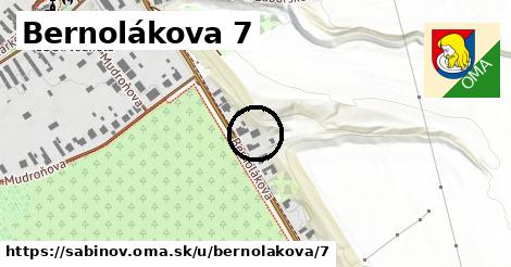 Bernolákova 7, Sabinov