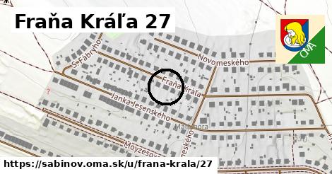 Fraňa Kráľa 27, Sabinov