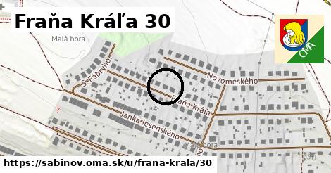 Fraňa Kráľa 30, Sabinov