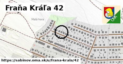 Fraňa Kráľa 42, Sabinov