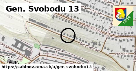 Gen. Svobodu 13, Sabinov