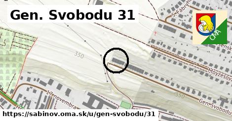 Gen. Svobodu 31, Sabinov