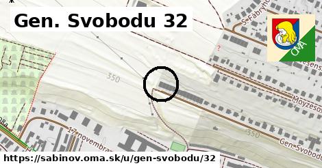 Gen. Svobodu 32, Sabinov