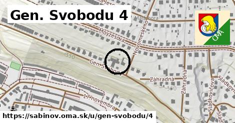 Gen. Svobodu 4, Sabinov