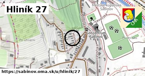 Hliník 27, Sabinov