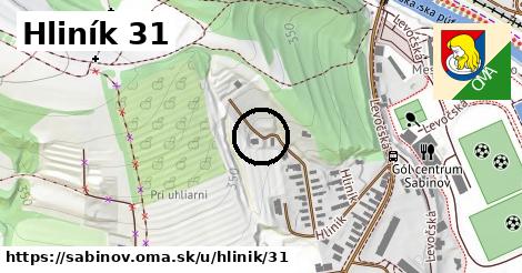 Hliník 31, Sabinov