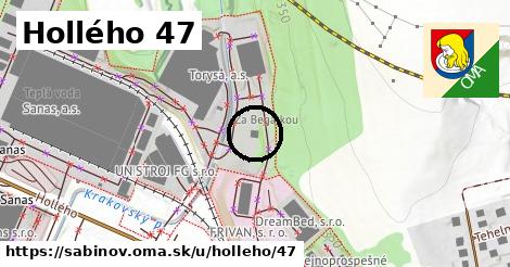 Hollého 47, Sabinov