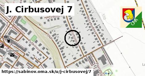 J. Cirbusovej 7, Sabinov