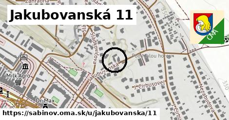 Jakubovanská 11, Sabinov