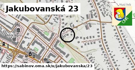 Jakubovanská 23, Sabinov