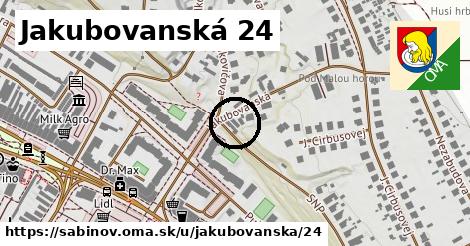 Jakubovanská 24, Sabinov