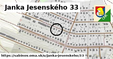 Janka Jesenského 33, Sabinov