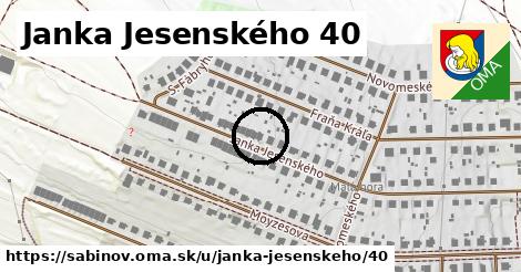Janka Jesenského 40, Sabinov