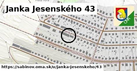 Janka Jesenského 43, Sabinov
