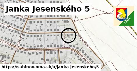 Janka Jesenského 5, Sabinov