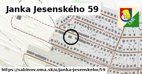 Janka Jesenského 59, Sabinov