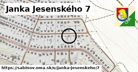 Janka Jesenského 7, Sabinov