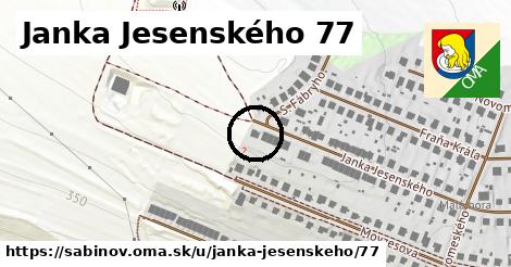 Janka Jesenského 77, Sabinov