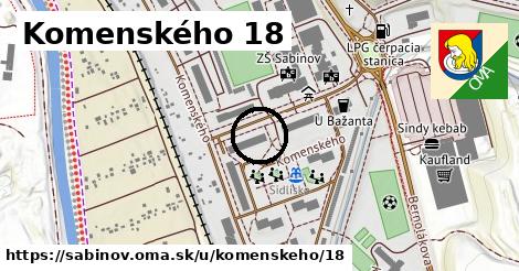 Komenského 18, Sabinov