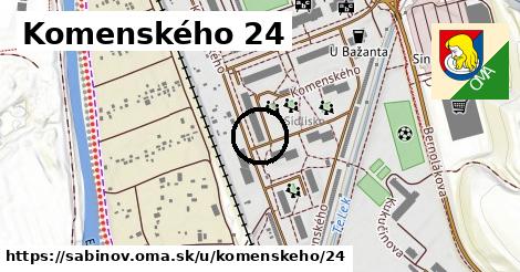 Komenského 24, Sabinov